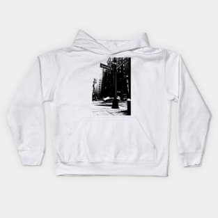 New York Street Sign Kids Hoodie